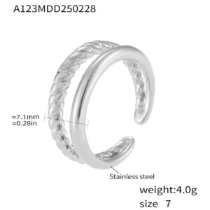 A123-Steel Ring / No. 7