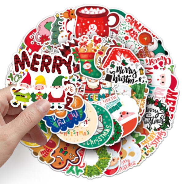 Wholesale 50pcs/pack Christmas graffiti stickers