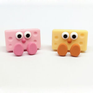 Silicone beads [cheese] (minimum of 20 pieces per style and color)