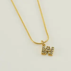 Gold Letter W / 18K