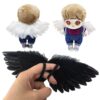 Wholesale Accessories Little Angel Wings 15-20cm Cotton Doll Six-Point Baby Feather Small