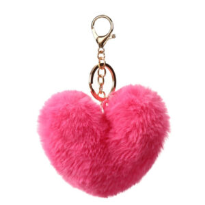 Dark pink / 10cm (eight ring key chain)