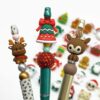 Wholesale DIY Beaded Pen Cartoon Bead Accessories Christmas House Beads
