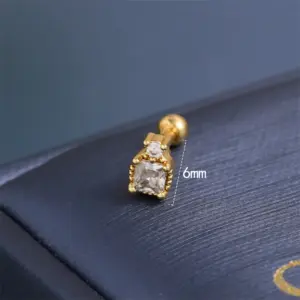 18K Gold / es234-Classification of Nail Art Accessories