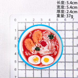 Shrimp and egg noodles / Add black magnet