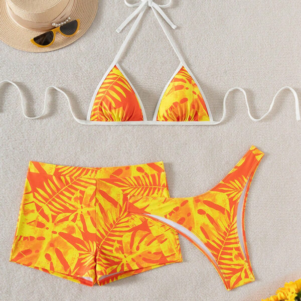oly-09580e9d50d2bd9383c226ade67b8580 Wholesale 2025 New Swimsuit Amazon Split Bikini Cross-Border Printed Sexy Split Swimsuit Three-Piece Bikini