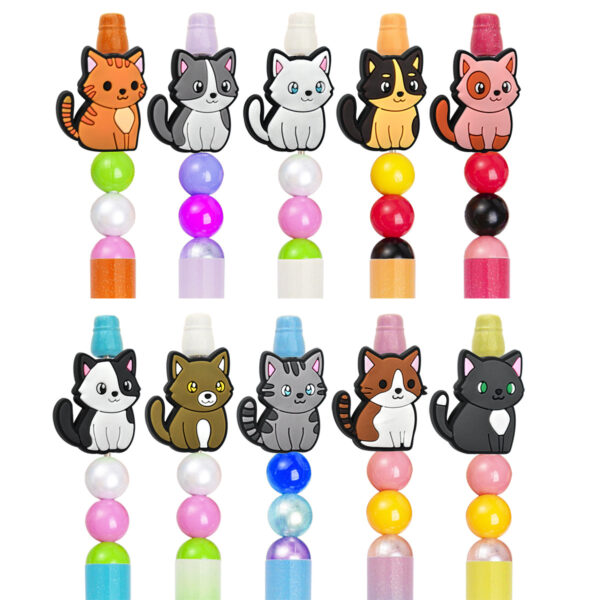 oly-0969232e01571007ad306c4f35ff6cef Wholesale Cute Cartoon Cat PVC Beads