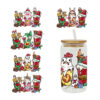 Wholesale Christmas Cartoon Series 16oz Cup UV DTF Wraps