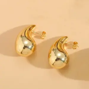 Glossy Comma 14K Real / Gold