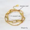 Wholesale Basic Modern Style Classic Style Geometric Solid Color Titanium Steel 18K Gold Plated Bracelets In Bulk