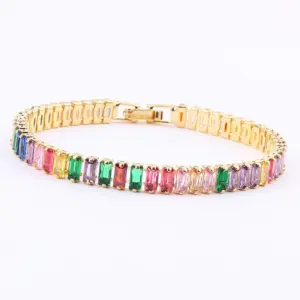 Square Buckle Bracelet Color / 18K