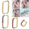 Wholesale Fashion Square Copper Plating Inlay Rhinestones 1 Piece