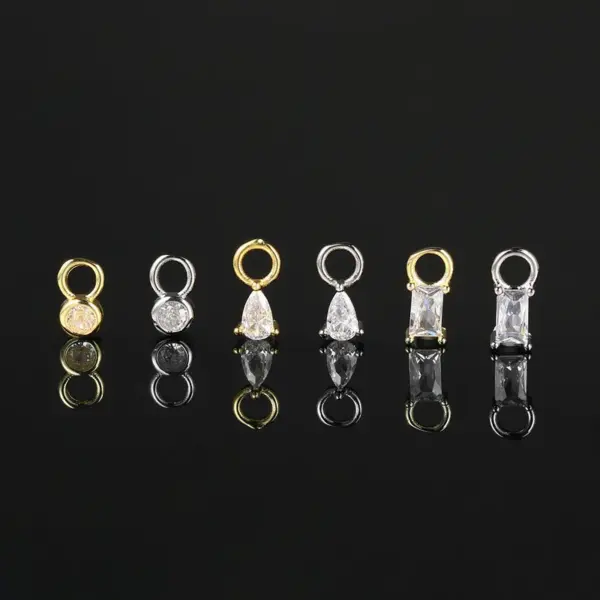 1 Piece Casual Elegant Star Lightning Plating Inlay Copper Zircon Ear Studs