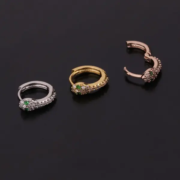 Ear Cartilage Rings & Studs Animal Copper Inlaid Zircon
