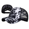 Wholesale Cross-border AliExpress Amazon ebay new black and white horizontal cross net cap baseball cap Women's sun hat B986
