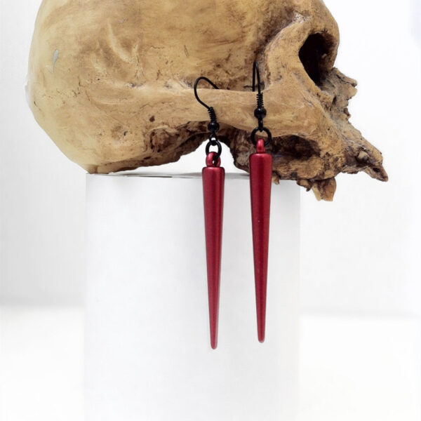 oly-09b0ec479d5868c8b87378313570f32f Wholesale Gothic retro punk bat skeleton butterfly pendant ladies earrings factory direct sales