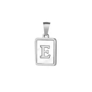 Silver / Letter E without Chain