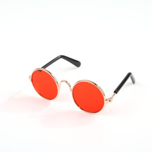 8CM / gold frame red film