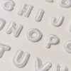 oly-09d068457086c5906ac337b56603cfb8 Wholesale 1cm Mini White Letter English 26 Letters Embroidered Cloth Sticker Handmade DIY Decorative Sticker Ironing Sticker