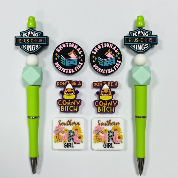 Wholesale Silicone Cartoon DIY Letter Focus Beads