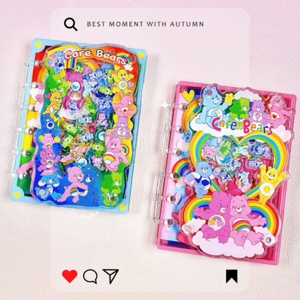 Wholesale Bear Shake-Shake Acrylic Loose-Leaf Notebook A7 Notepad