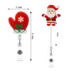 oly-0a26d04e7e19afd8564c9d4f7986f78b Wholesale Christmas Acrylic Glitter Glitter Snowman Christmas Tree Socks Gloves Telescopic Clip Rotating Easy-Pull Buckle to Get a Id