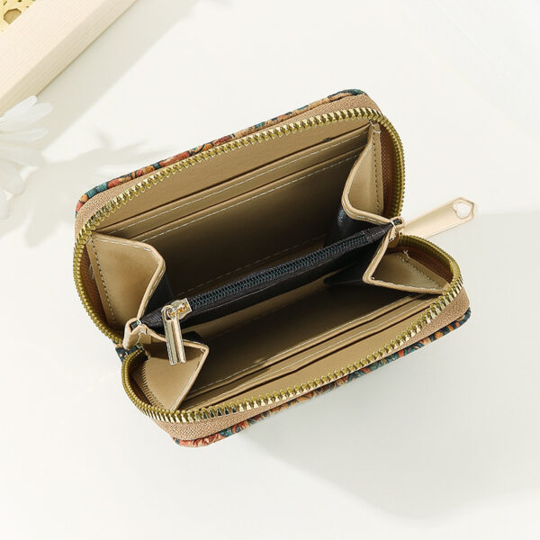Wholesale Factory Direct Sales Retro Cork Short Zipper Retro Wallet