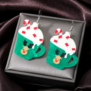 Green deer Cup (silver hook)