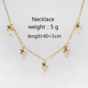 Golden White Lychee Necklace