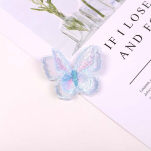 Symphony double butterfly 7#Light blue