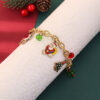 oly-0a3c45356565285b1d5723d8432f280b Wholesale Reindeer Snowman Bracelet