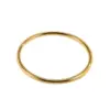 Wholesale PVD Coated 18K Gold Plated Real Gold Plated Solid Color Titanium Steel Casual Simple Style Waterproof Non Tarnish 304 Stainless Steel Bangle