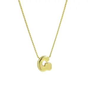 G / Necklace (with Snake Chain)
