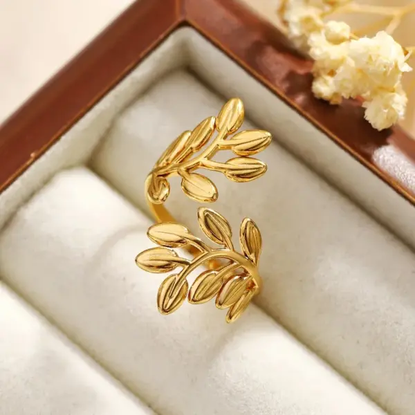 Wholesale PVD Coated Real Gold Plated Sunflower Star Shell 304 Stainless Steel Exaggerated Marine Style Simple Style Waterproof Non Tarnish Open Rings