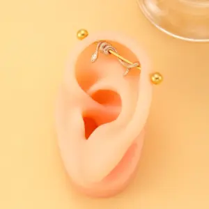 Stainless Steel Alloy KC Gold WG-0874 (Snake)