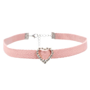 6# Korean pink heart flash Diamond