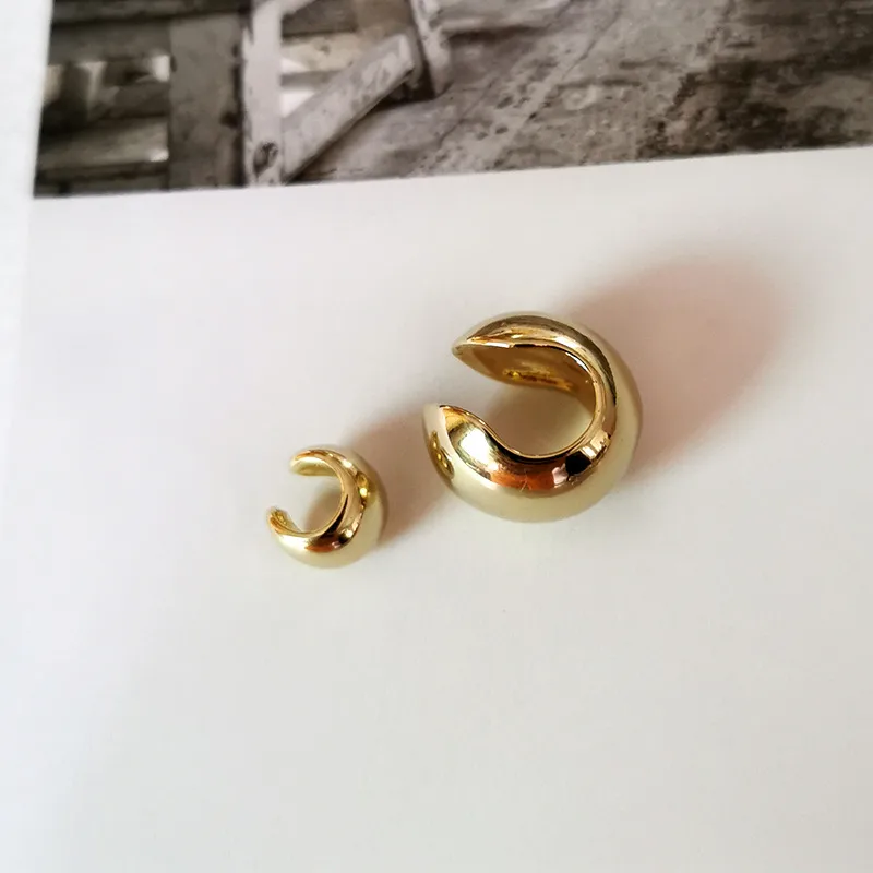 Wholesale 1 Piece Streetwear C Shape Copper Ear Clips