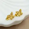 Wholesale 1 Pair Stainless Steel Oval Heart Imitation Pearl Flower Inlaid Diamond Earrings, Unisex Daily Wear Earrings, Suitable For Valentine's Day Or Important Holidays As Gifts For Relatives And Friends.