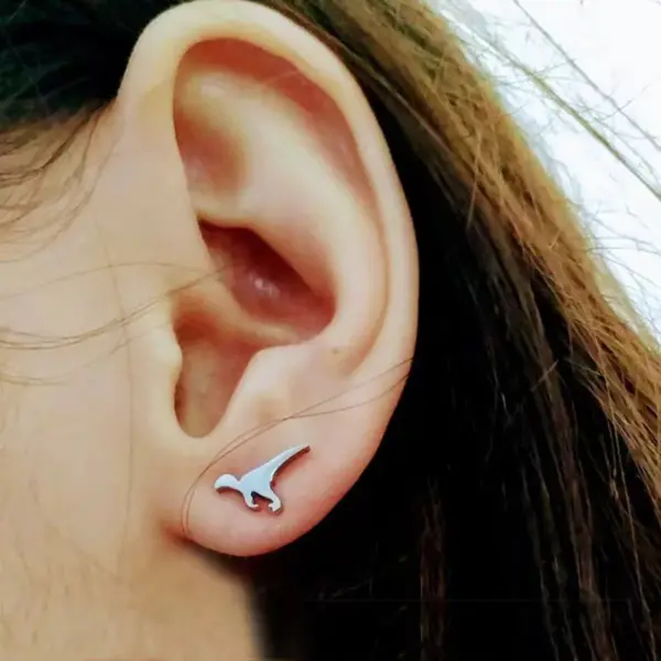 Wholesale 1 Pair Simple Style Pentagram Animal Moon 304 Stainless Steel 18K Gold Plated Ear Studs