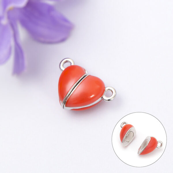 Wholesale love magnetic buckle jewelry Charms