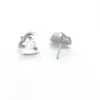 Wholesale Ion Plating (IP) 18K Gold Plated Geometric Letter Heart Shape 304 Stainless Steel Vintage Style Simple Style Waterproof Non Tarnish Ear Studs