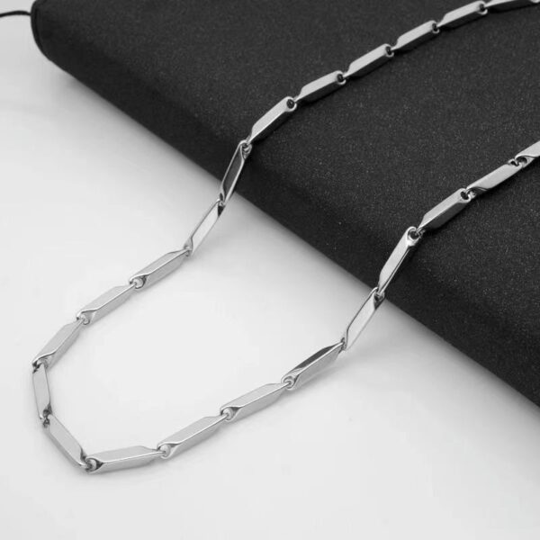 oly-0ab3c25f15cbac4dcf84c751f9a91a21 Wholesale Titanium steel diamond chain melon seed chain necklace men handsome fashion female pendant chain handmade jewelry aessories