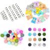 Wholesale 20pcs/packDIY Silicone Teether Beads for Babies and Toddlers