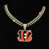 Wholesale Oil Drop Team Logo Sports Pendant Necklace