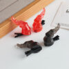 Wholesale devil horns elves cute anime headdress edge clip Halloween 3.8*2*3.8cm