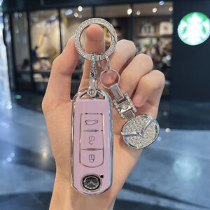 Mazda A- Smart 3 Key [Purple Single Shell] + Diamond Set Car Mark