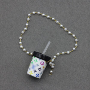 Milk tea cup white