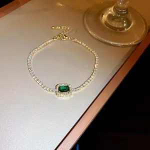 45# Bracelet-Micro Inlay-Green