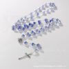 Wholesale Rosary Crystal Bead Cross Pendant Necklace
