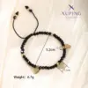 Wholesale XUPING Streetwear Cross 304 Stainless Steel 18K Gold Plated Artificial Gemstones Artificial Pearls Bracelets In Bulk